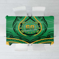 Cook Islands Constitution Day Tablecloth 60th Anniversary LT05 Green - Polynesian Pride