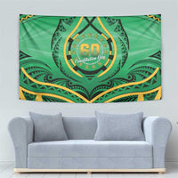Cook Islands Constitution Day Tapestry 60th Anniversary LT05 - Polynesian Pride