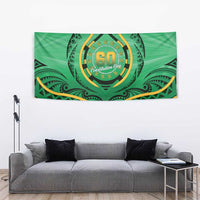 Cook Islands Constitution Day Tapestry 60th Anniversary LT05 - Polynesian Pride