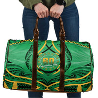 Cook Islands Constitution Day Travel Bag 60th Anniversary LT05 Green - Polynesian Pride