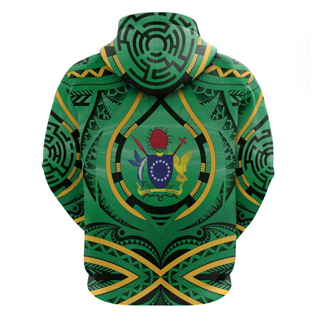 Cook Islands Constitution Day Zip Hoodie 60th Anniversary LT05 - Polynesian Pride