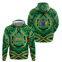 Cook Islands Constitution Day Zip Hoodie 60th Anniversary LT05 - Polynesian Pride