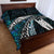 New Zealand Aotearoa Quilt Bed Set Maori Hei Rehua Paua Shell Glitter Green