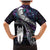 New Zealand Aotearoa Family Matching Mermaid Dress and Hawaiian Shirt Maori Hei Rehua Paua Shell Glitter Purple