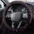 New Zealand Aotearoa Steering Wheel Cover Maori Hei Rehua Paua Shell Glitter Pink