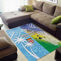 Happy Malampa Fiji Day Area Rug Half Mix Style LT05 - Polynesian Pride