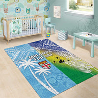 Happy Malampa Fiji Day Area Rug Half Mix Style LT05 - Polynesian Pride