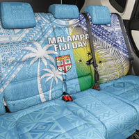 Happy Malampa Fiji Day Back Car Seat Cover Half Mix Style LT05 - Polynesian Pride