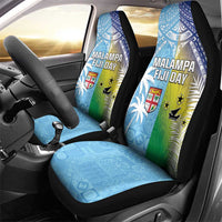 Happy Malampa Fiji Day Car Seat Cover Half Mix Style LT05 - Polynesian Pride