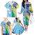 Personalised Happy Malampa Fiji Day Family Matching Off The Shoulder Long Sleeve Dress and Hawaiian Shirt Half Mix Style