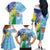 Personalised Happy Malampa Fiji Day Family Matching Off The Shoulder Long Sleeve Dress and Hawaiian Shirt Half Mix Style