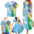 Personalised Happy Malampa Fiji Day Family Matching Summer Maxi Dress and Hawaiian Shirt Half Mix Style