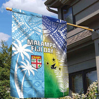 Happy Malampa Fiji Day Garden Flag Half Mix Style LT05 - Polynesian Pride