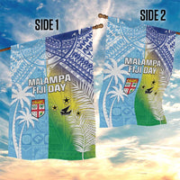 Happy Malampa Fiji Day Garden Flag Half Mix Style LT05 - Polynesian Pride