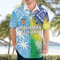 Personalised Happy Malampa Fiji Day Hawaiian Shirt Half Mix Style LT05 - Polynesian Pride