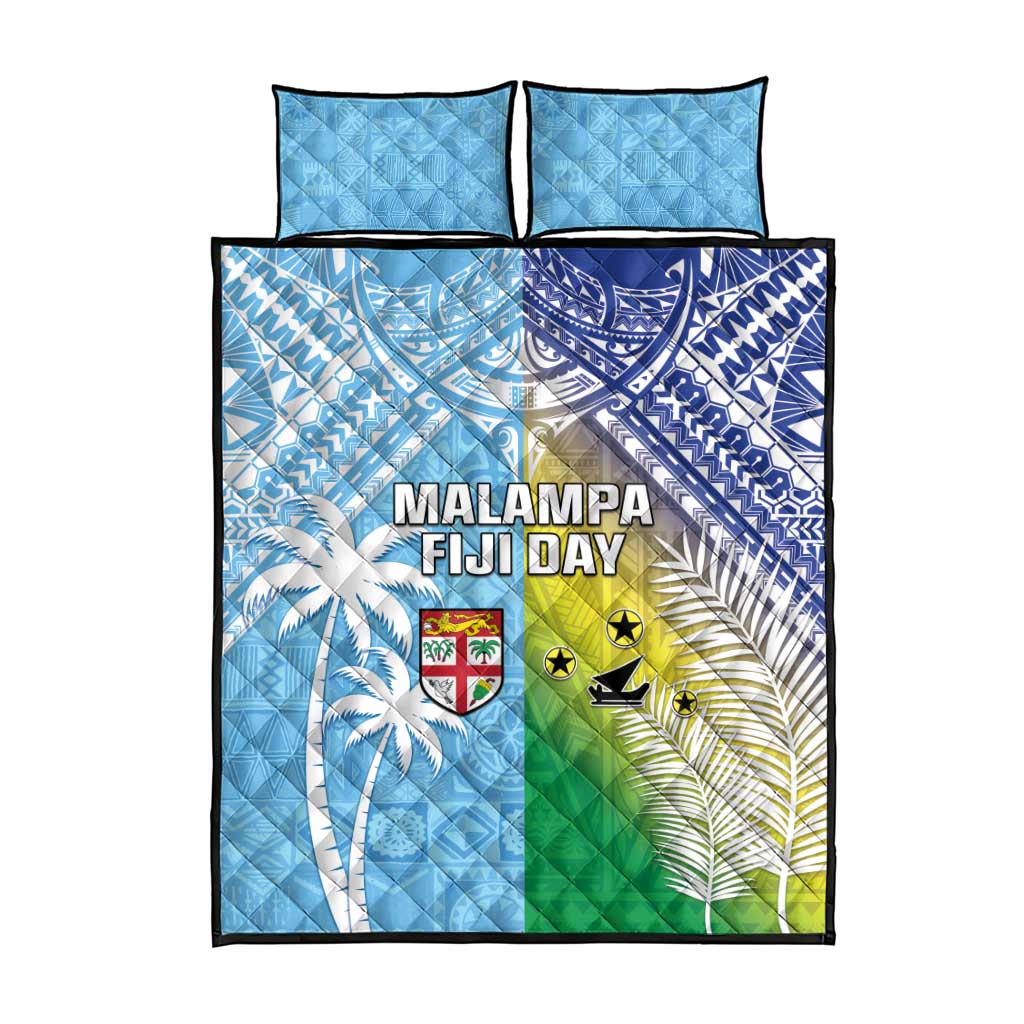 Happy Malampa Fiji Day Quilt Bed Set Half Mix Style LT05 - Polynesian Pride