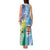 Personalised Happy Malampa Fiji Day Tank Maxi Dress Half Mix Style