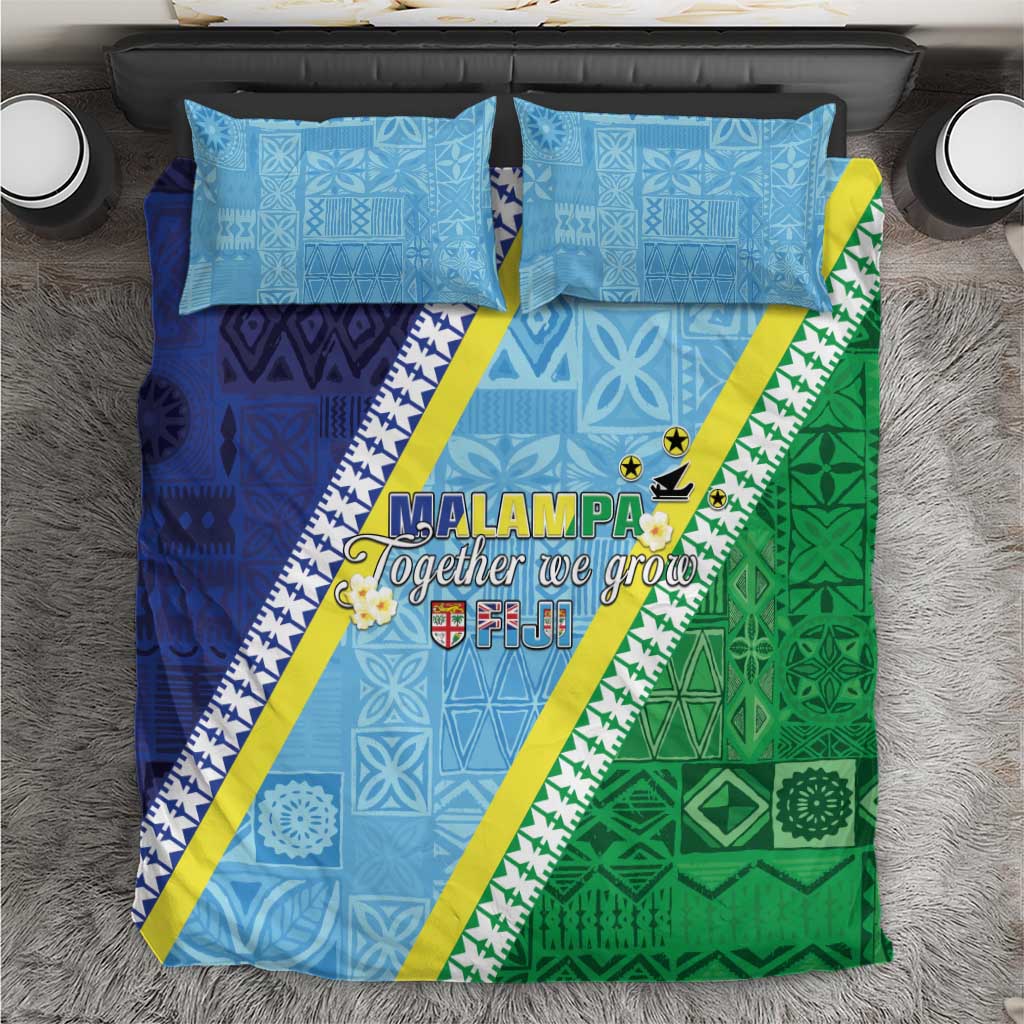 Love Malampa Fiji Day Bedding Set Together We Grow LT05 Blue - Polynesian Pride