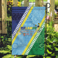 Love Malampa Fiji Day Garden Flag Together We Grow LT05 Garden Flag Blue - Polynesian Pride