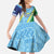 Love Malampa Fiji Day Kid Short Sleeve Dress Together We Grow