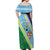 Love Malampa Fiji Day Off Shoulder Maxi Dress Together We Grow