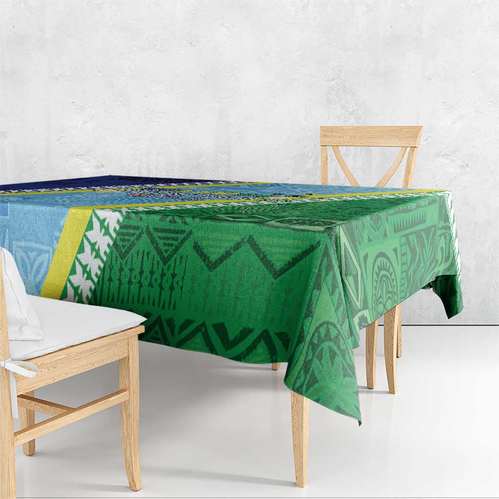 Love Malampa Fiji Day Tablecloth Together We Grow LT05 - Polynesian Pride