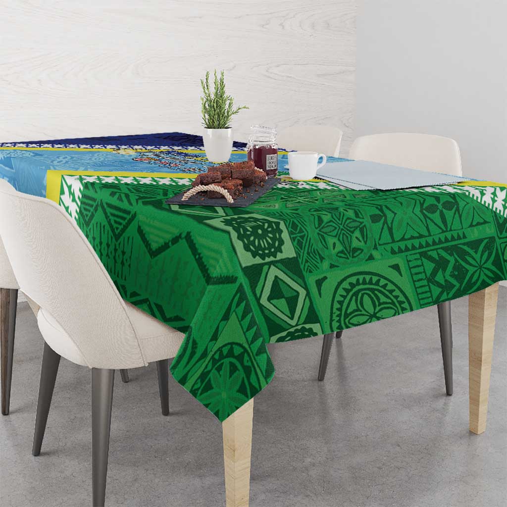 Love Malampa Fiji Day Tablecloth Together We Grow LT05 - Polynesian Pride