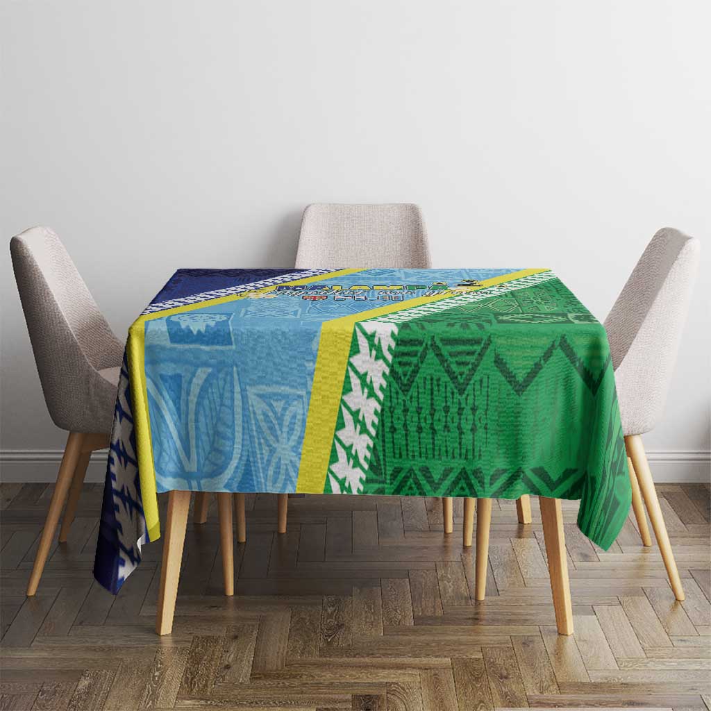 Love Malampa Fiji Day Tablecloth Together We Grow LT05 - Polynesian Pride