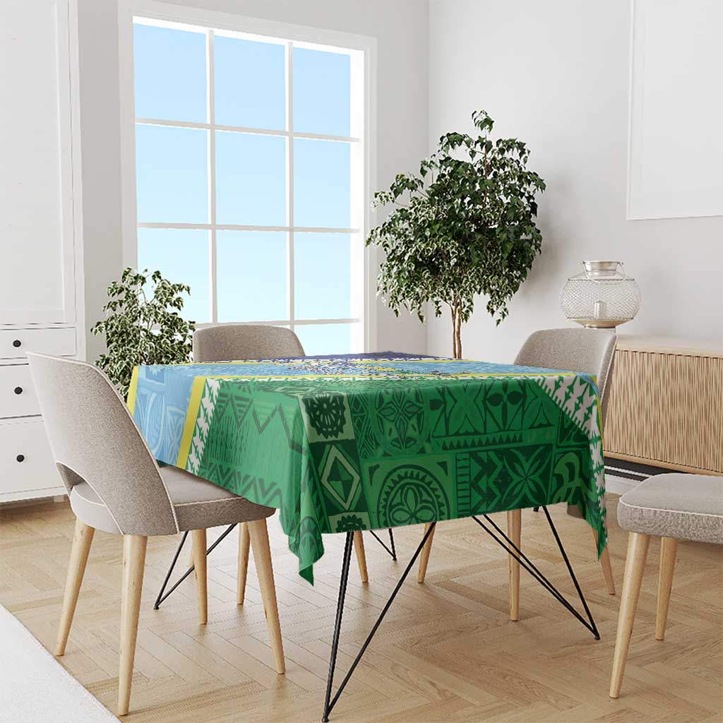 Love Malampa Fiji Day Tablecloth Together We Grow LT05 - Polynesian Pride