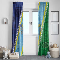 Love Malampa Fiji Day Window Curtain Together We Grow LT05 - Polynesian Pride