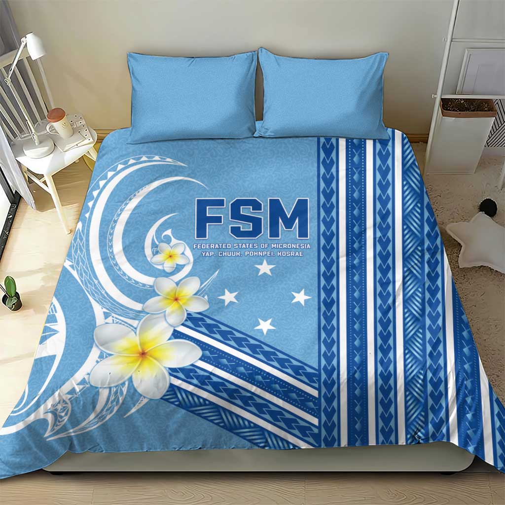Federated States of Micronesia Bedding Set Happy 38th Independence Anniversary LT05 - Polynesian Pride