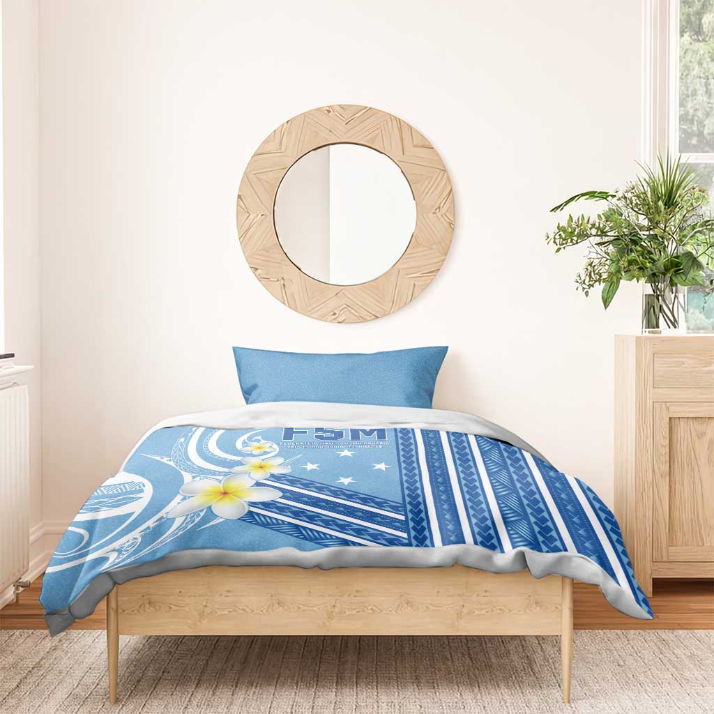 Federated States of Micronesia Bedding Set Happy 38th Independence Anniversary LT05 - Polynesian Pride