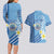 Personalised Federated States of Micronesia Couples Matching Long Sleeve Bodycon Dress and Hawaiian Shirt Happy 38th Independence Anniversary