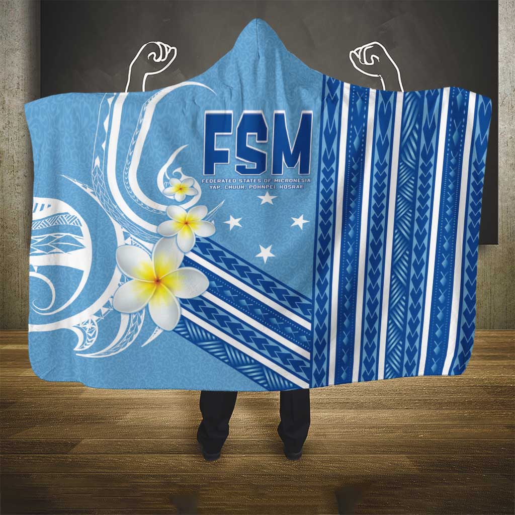 Federated States of Micronesia Hooded Blanket Happy 38th Independence Anniversary LT05 - Polynesian Pride