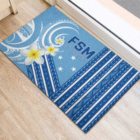 Federated States of Micronesia Rubber Doormat Happy 38th Independence Anniversary LT05 - Polynesian Pride