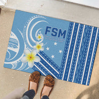 Federated States of Micronesia Rubber Doormat Happy 38th Independence Anniversary LT05 - Polynesian Pride