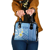 Federated States of Micronesia Shoulder Handbag Happy 38th Independence Anniversary LT05 One Size Blue - Polynesian Pride
