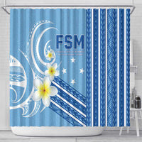 Federated States of Micronesia Shower Curtain Happy 38th Independence Anniversary LT05 - Polynesian Pride