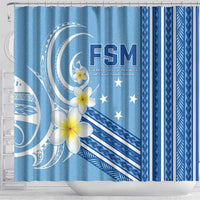 Federated States of Micronesia Shower Curtain Happy 38th Independence Anniversary LT05 - Polynesian Pride