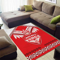Tonga Mate Maa Rugby Area Rug Go Champions LT05 - Polynesian Pride