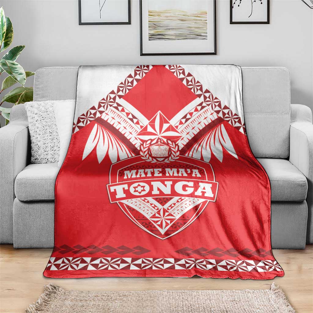 Tonga Mate Maa Rugby Blanket Go Champions LT05 - Polynesian Pride