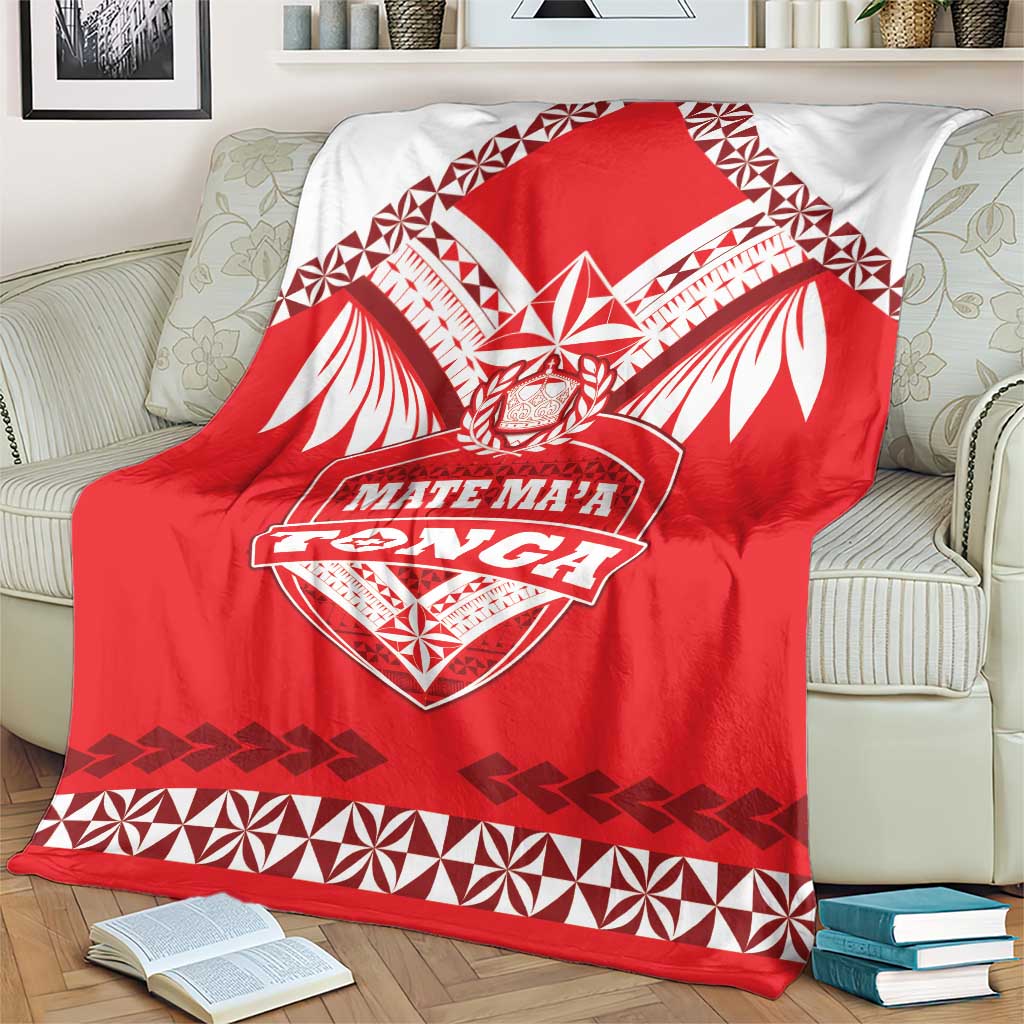 Tonga Mate Maa Rugby Blanket Go Champions LT05 - Polynesian Pride