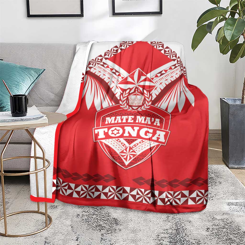 Tonga Mate Maa Rugby Blanket Go Champions LT05 - Polynesian Pride