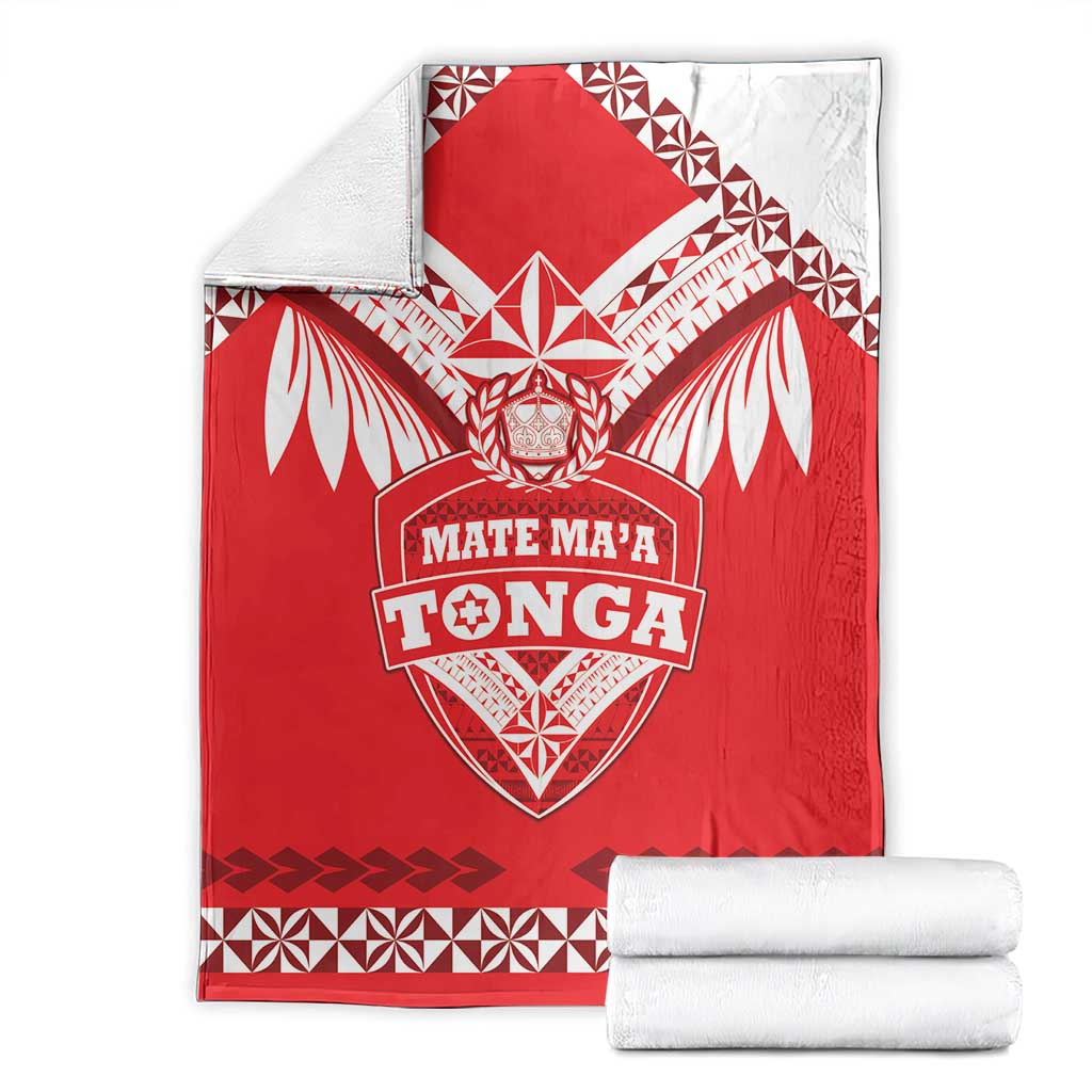 Tonga Mate Maa Rugby Blanket Go Champions LT05 - Polynesian Pride