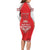 Custom Tonga Mate Maa Rugby Family Matching Long Sleeve Bodycon Dress and Hawaiian Shirt Go Champions