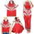 Custom Tonga Mate Maa Rugby Family Matching Tank Maxi Dress and Hawaiian Shirt Go Champions