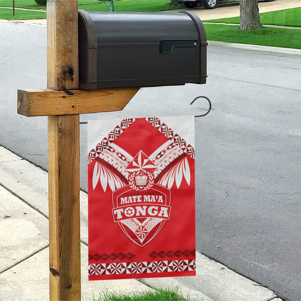 Tonga Mate Maa Rugby Garden Flag Go Champions LT05 - Polynesian Pride
