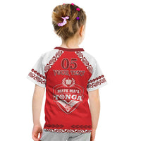 Custom Tonga Mate Maa Rugby Kid T Shirt Go Champions LT05 - Polynesian Pride