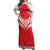 Custom Tonga Mate Maa Rugby Off Shoulder Maxi Dress Go Champions