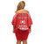 Custom Tonga Mate Maa Rugby Off Shoulder Short Dress Go Champions